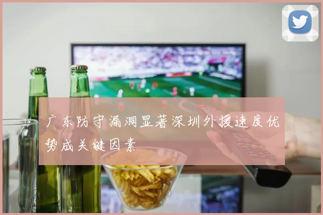 广东防守漏洞显著深圳外援速度优势成关键因素